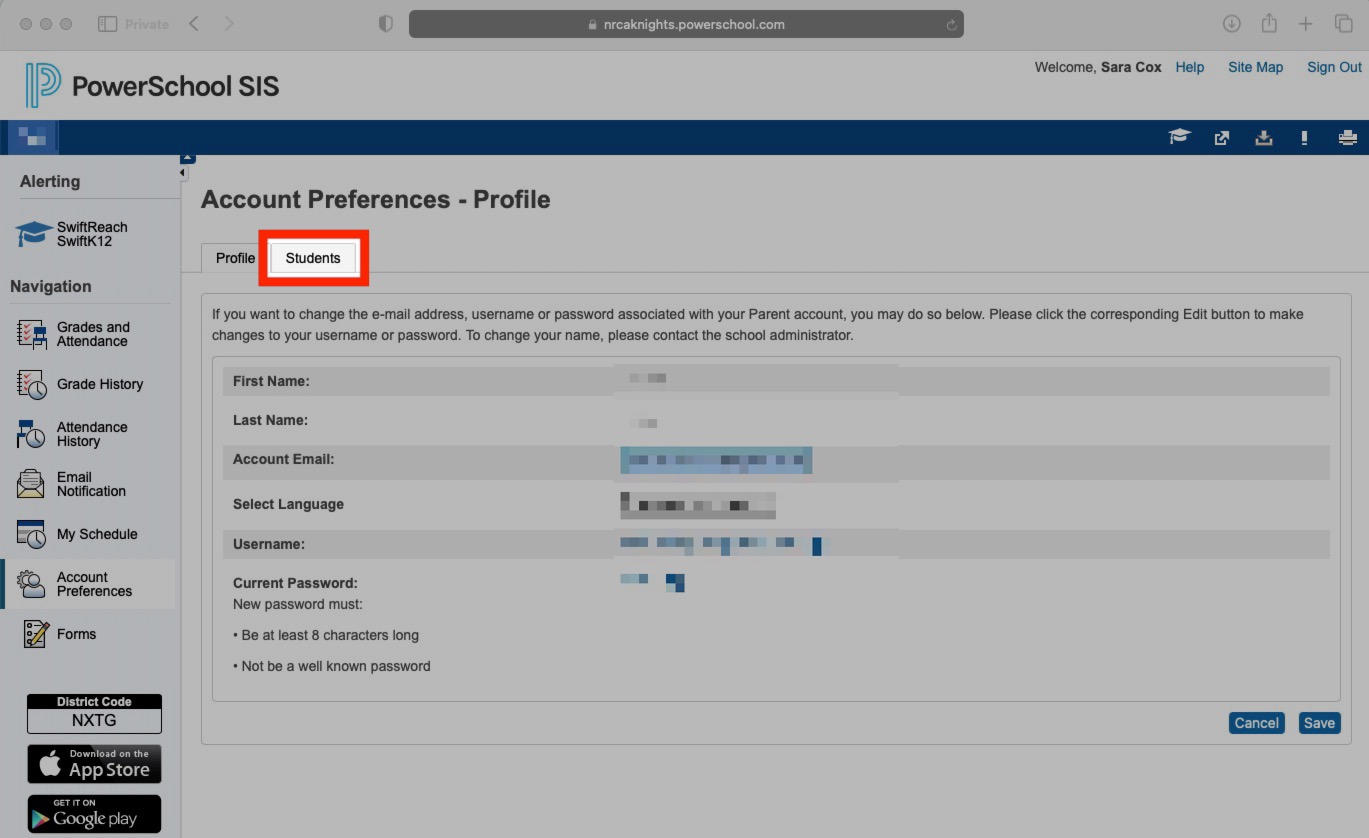 How Do I Link An Additional Student To My Existing Parent PowerSchool ...